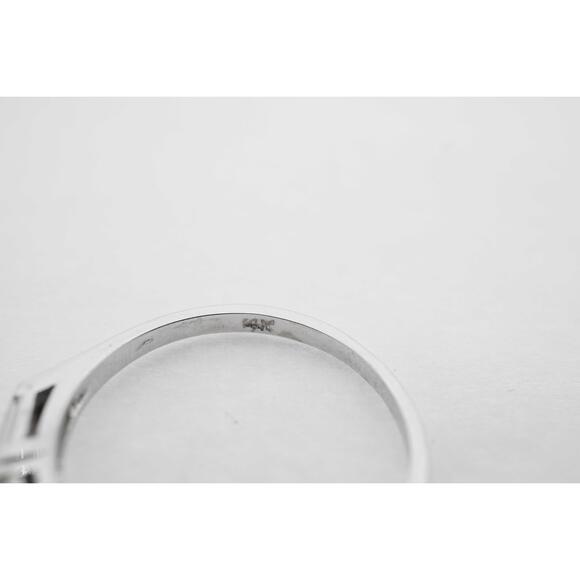 Estate Sale 14K White Gold 1.32 TCW Diamond Engagement Wedding Ring Set - Picture 4 of 6